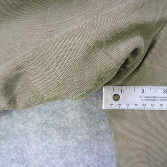 Levi's Jacket Mens XL Olive Green Sherpa Lined Hooded Full Zip Canvas Workwear - Picture 6 of 11